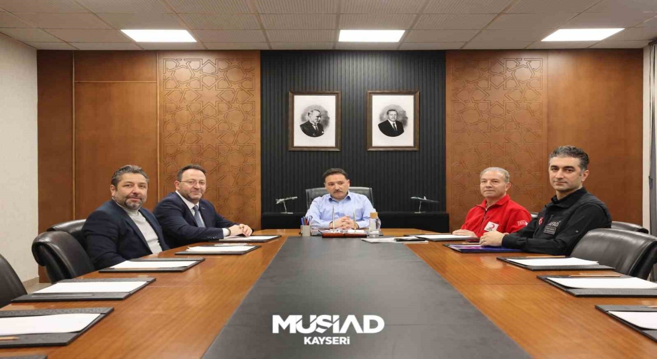 MÜSİAD Kayseri-Kızılay Arama Kurtarma Ekibi Protokolü imzalandı