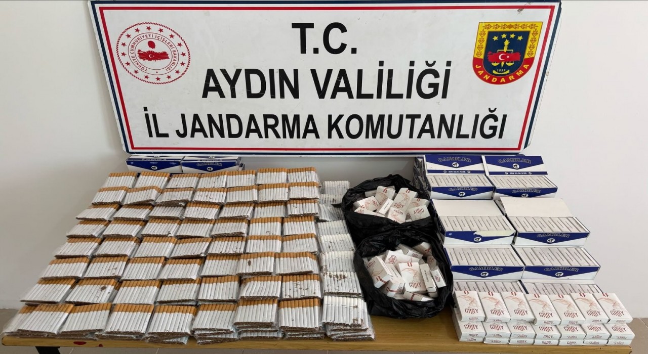 Nazillide sigara kaçakçılığı operasyonu