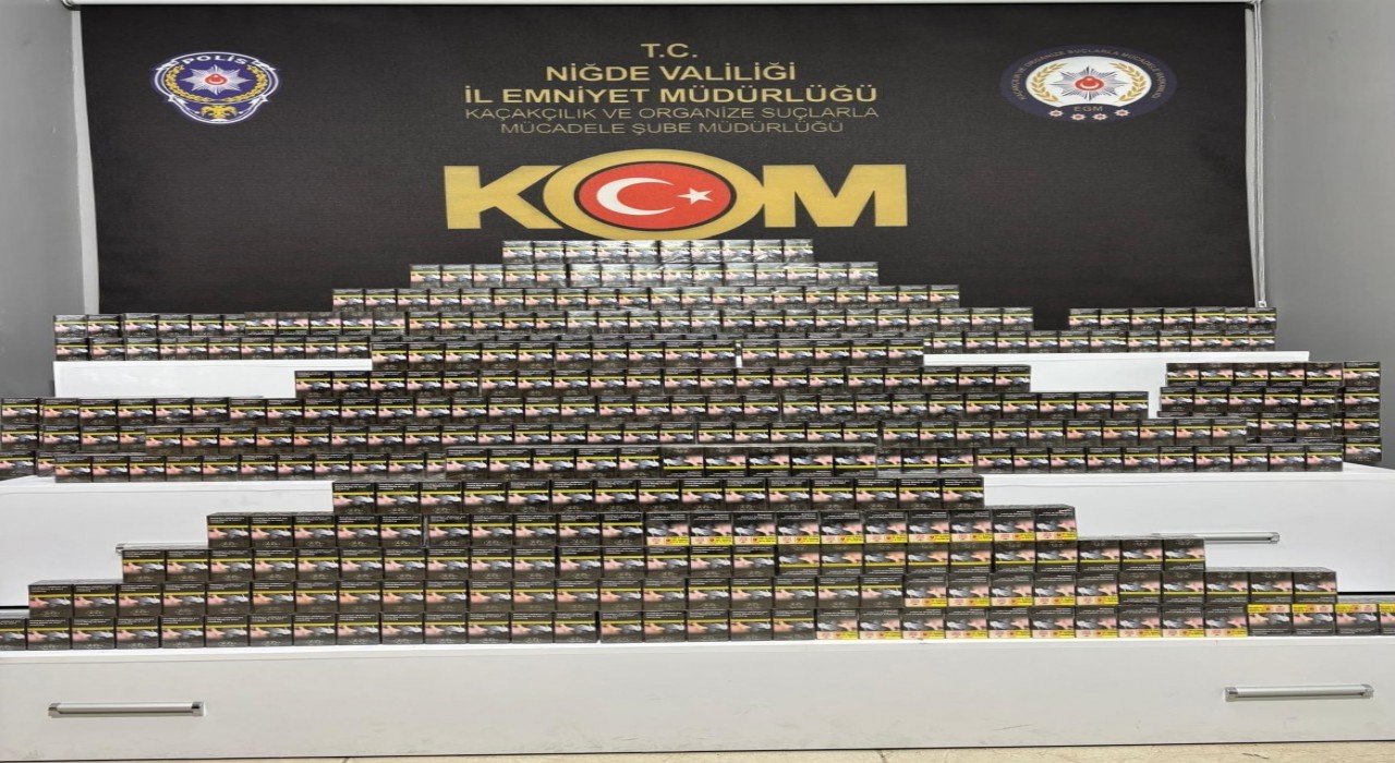 Niğdede kaçakçılık operasyonu: 2 gözaltı