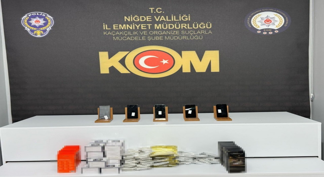 Niğdede kaçakçılık operasyonu: 6 gözaltı