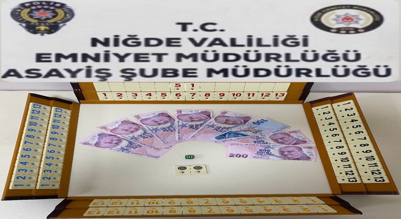 Niğdede kumar operasyonu