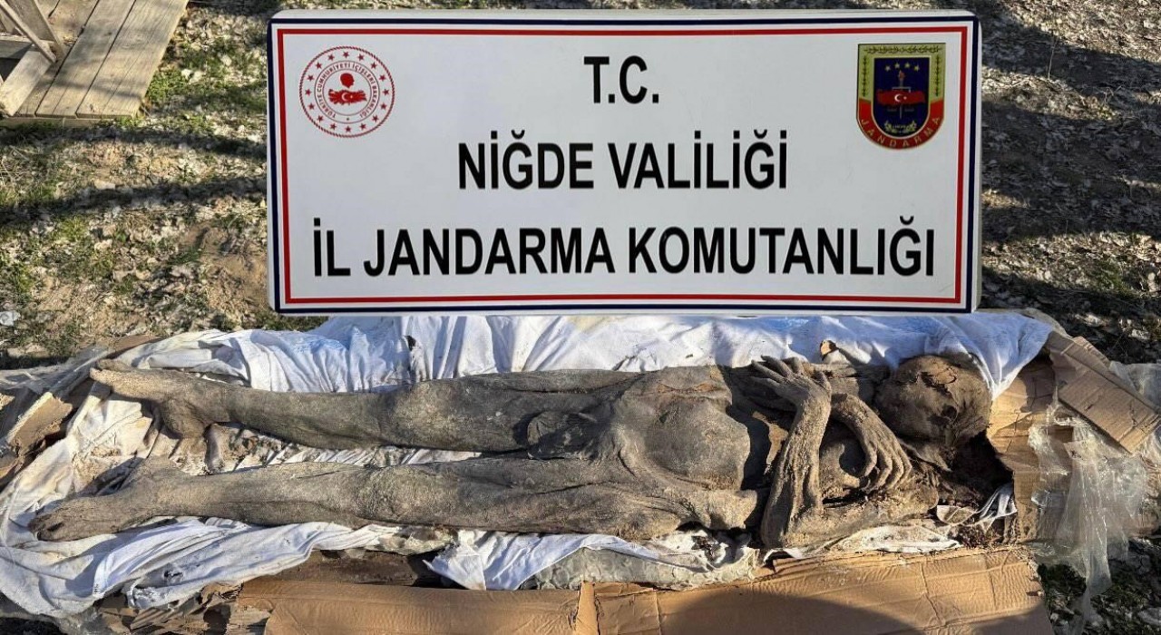 Niğdede mumya operasyonu: 6 gözaltı