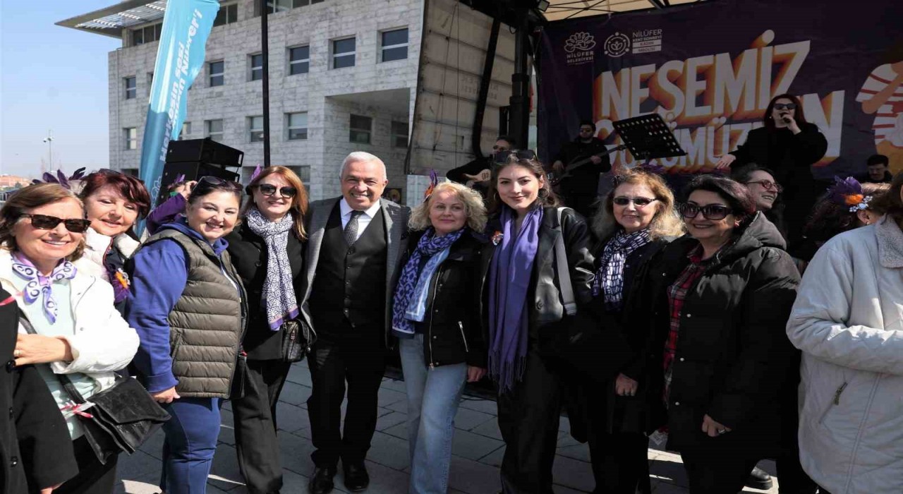 Nilüferli kadınlar, 8 Martta adalet ve eşitlik için yürüdü