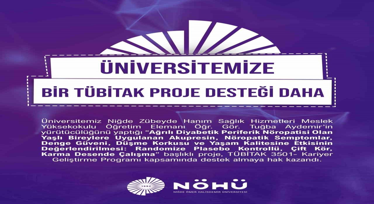 NÖHÜden diyabet hastalarının yaşam kalitesine katkı sunacak bilimsel proje