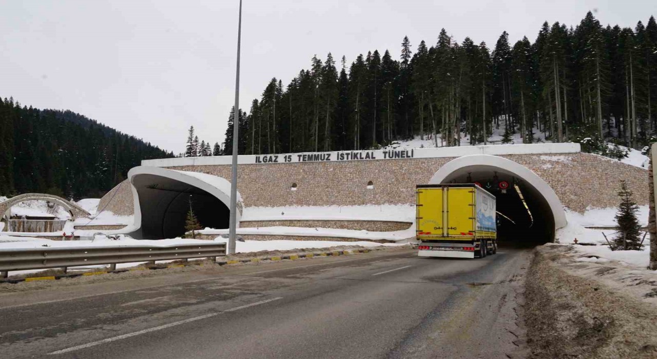 O tarihte kullanacaklar dikkat: Ilgaz 15 Temmuz Tünelinde bakım çalışması yapılacak