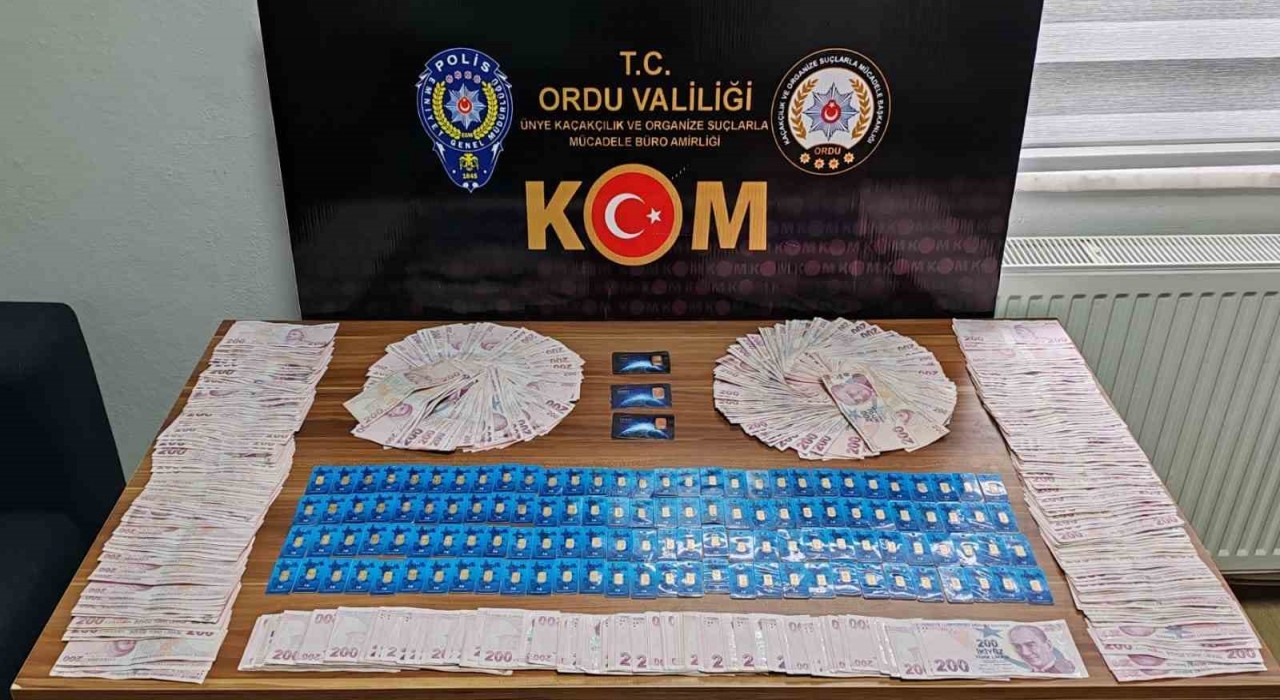 Orduda sahte altın operasyonunda 1 tutuklama