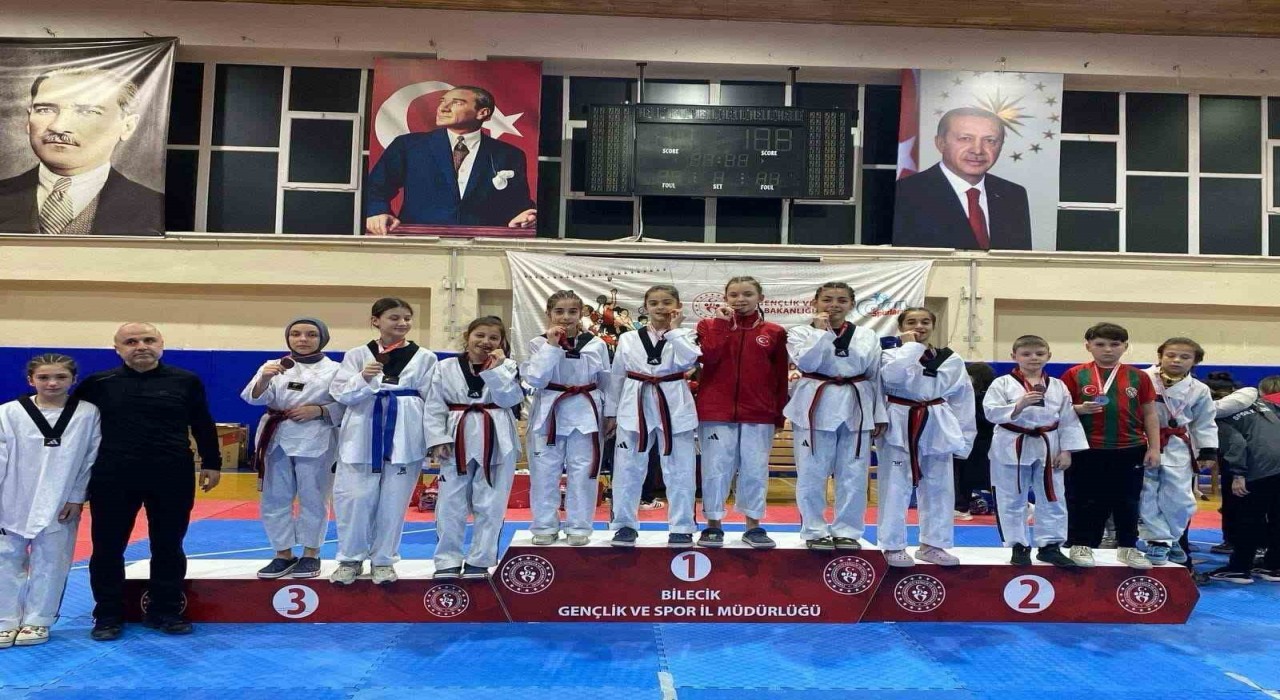 Osmaneli sporcuları 11 madalya kazandı