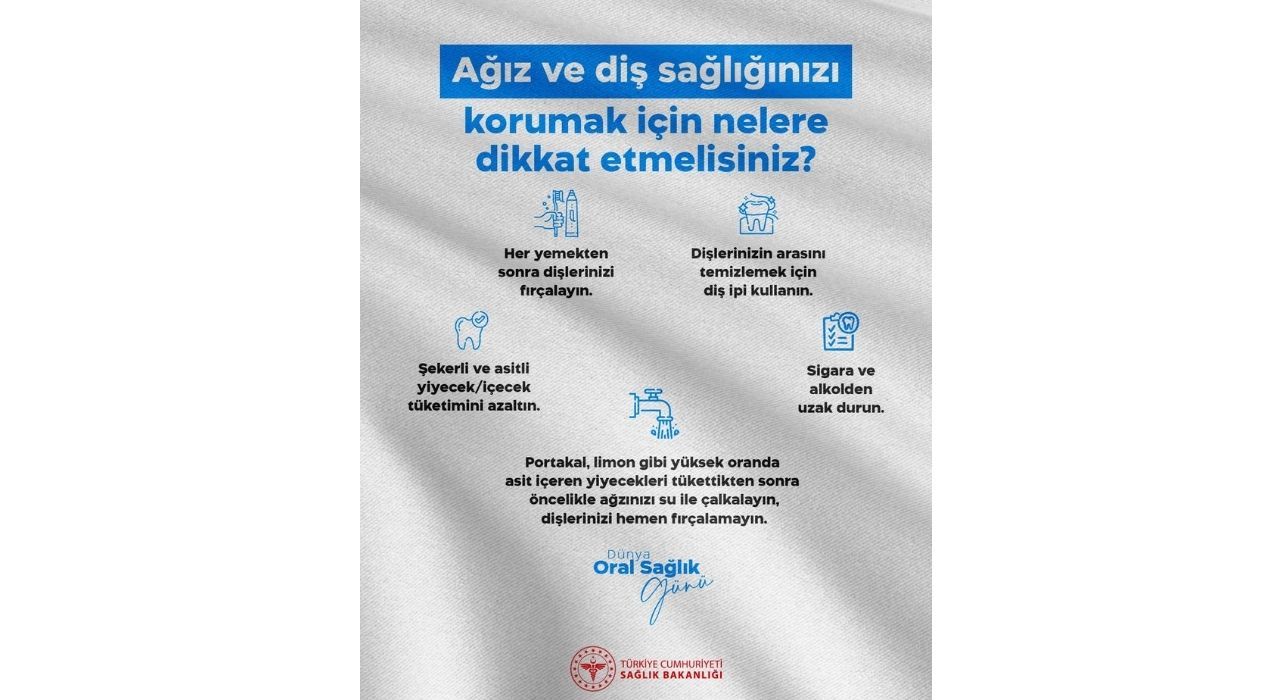 Osmaniye İl Sağlık Müdürlüğü’nden Dünya Oral Sağlık Günü Uyarısı