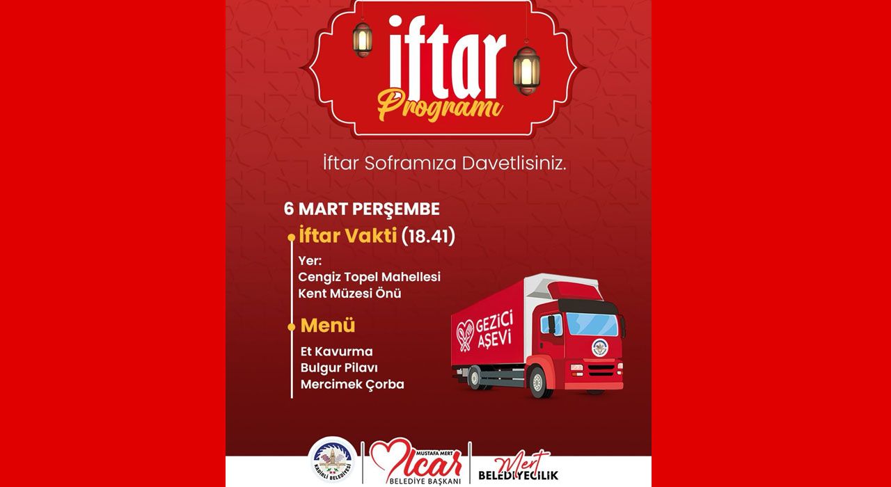 Osmaniye Kadirli’de İftar Programı: İşte Menüsü ve Detaylar