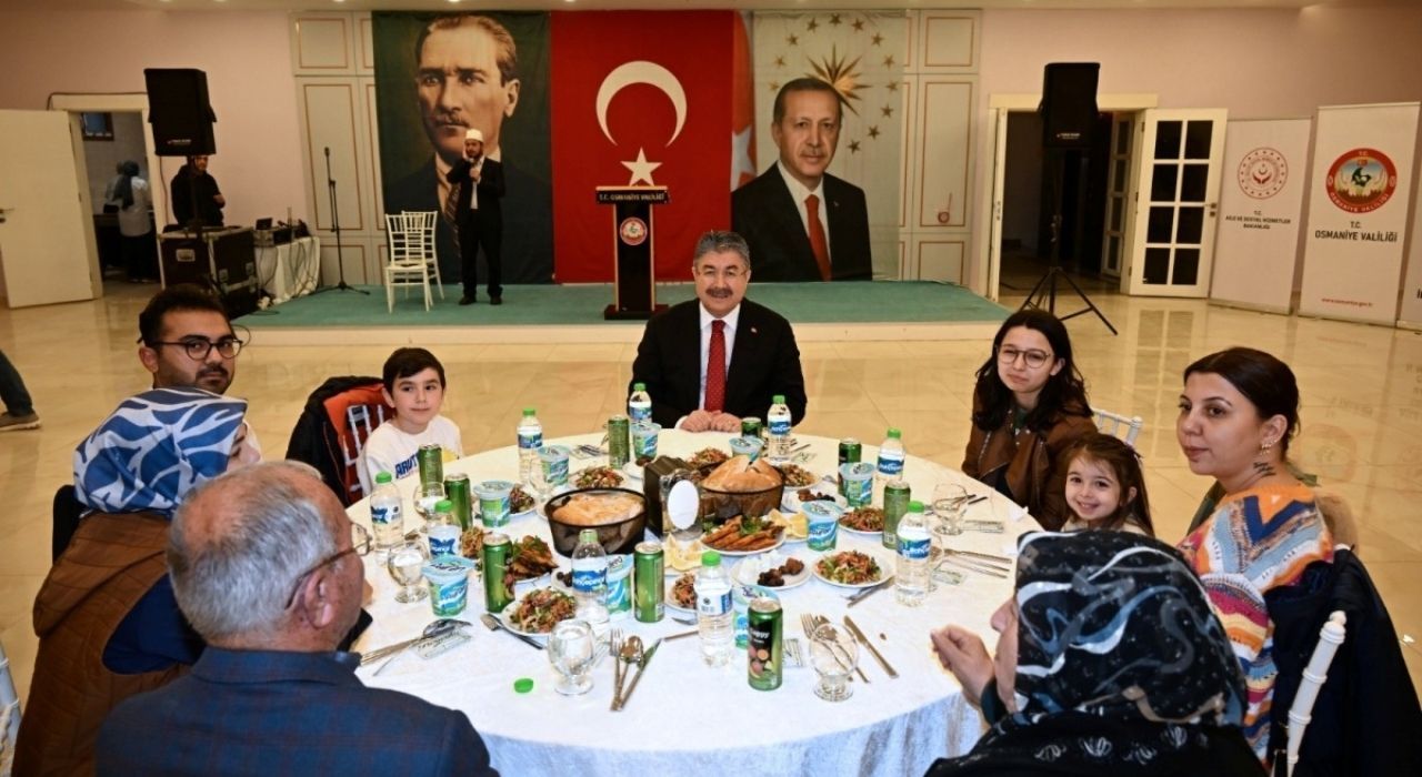 Osmaniye Valiliği Şehit Aileleri Onuruna İftar Programı Düzenledi