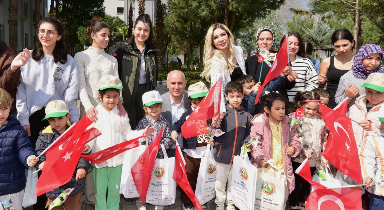 Osmaniye’de Dünya Ormancılık Günü Coşkusu: Minik Ellerden Doğaya 60 Fidan