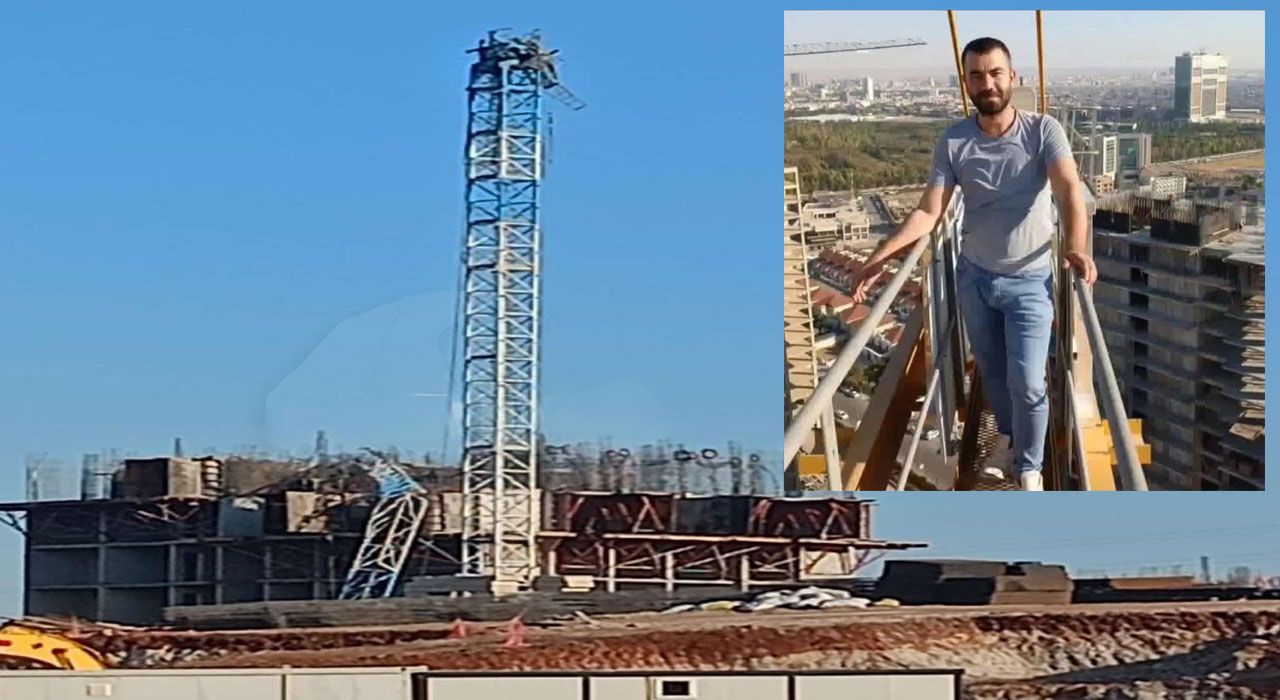 Osmaniye’de Kule Vinç Devrildi: Operatör Hayatını Kaybetti