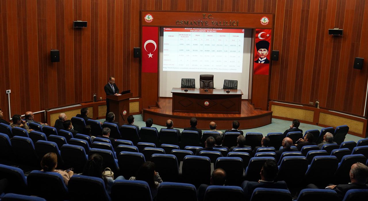 Osmaniye’de Tarımsal Kuraklıkla Mücadele Toplantısı Yapıldı