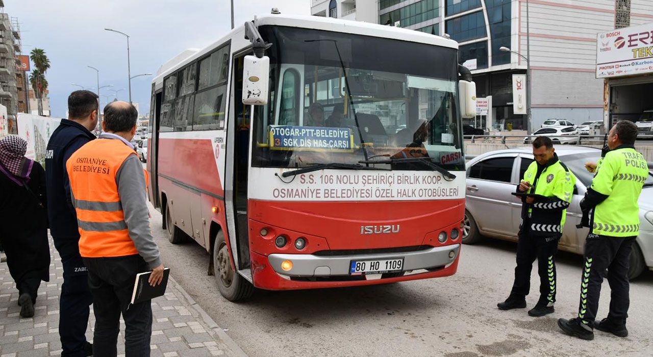 Osmaniye’de Toplu Taşımada “Sesli Anons Sistemi” Denetimi Yapıldı