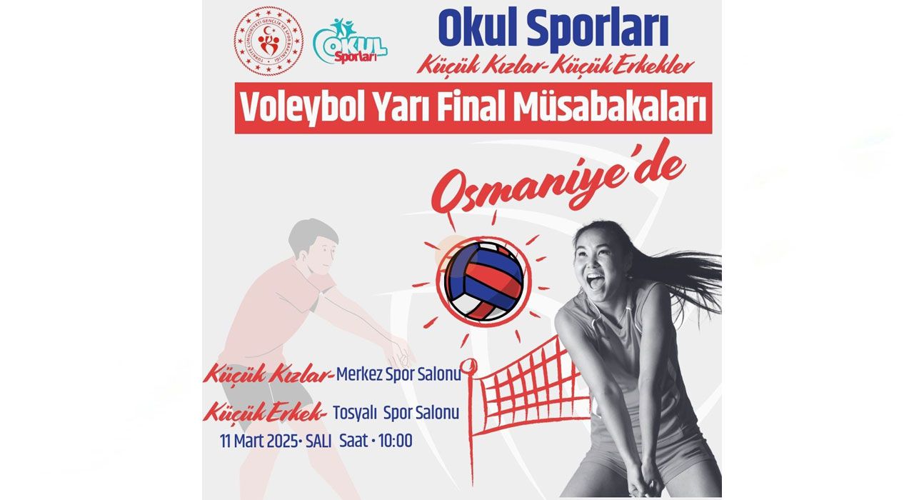 Osmaniye'de Voleybol Yarı Final Heyecanı Başlıyor!