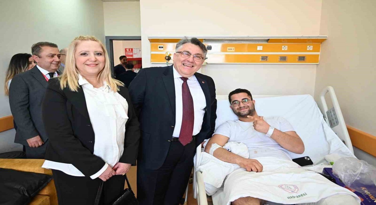 Rektör Özölçerden BEUN Hastanesine bayram ziyareti