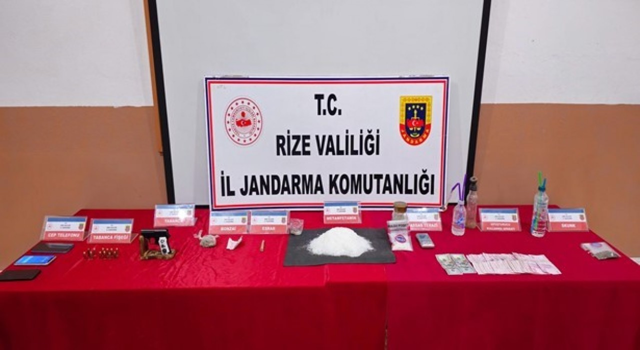 Rizede uyuşturucu operasyonu : 1 kişi tutuklandı