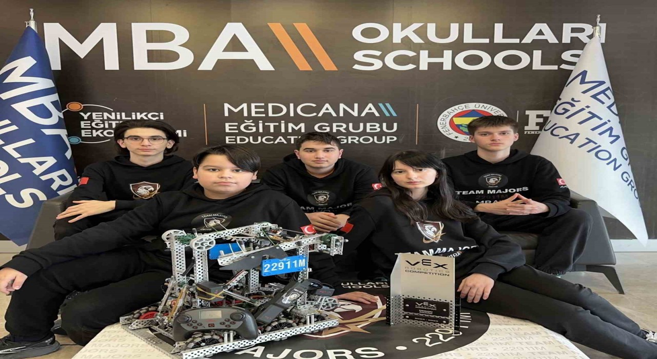 Robotik Dünya Şampiyonasında 5 Türk takımdan biri: MBA Okulları