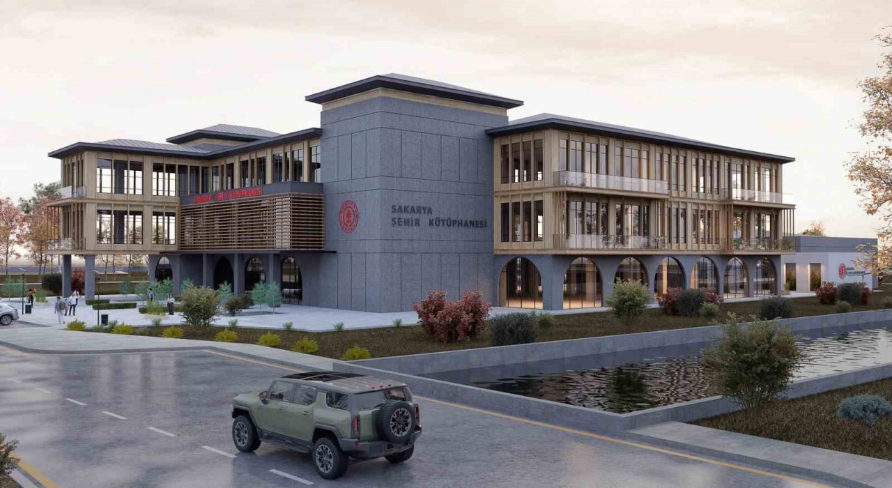 Sakaryanın yeni Şehir Kütüphanesi işte böyle olacak