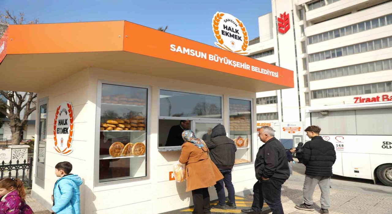 Samsun Halk Ekmek hizmete girdi: Ekmek 9, pide 19 TL