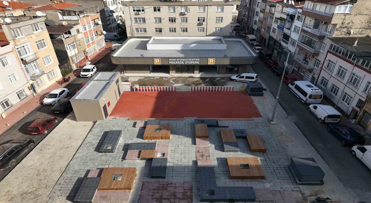 Samsuna yeni katlı mekanik otopark