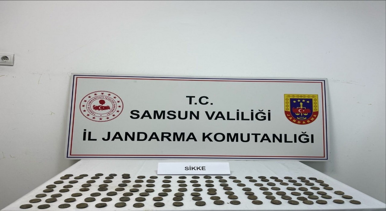 Samsunda 130 adet sikke ele geçirildi