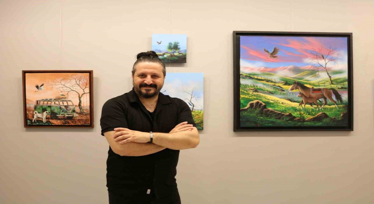 SANKO Sanat Galerisinde Sessiz Tanıklar temalı resim sergisi