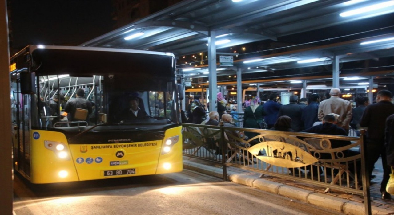 Şanlıurfada Ramazan Bayramında ulaşım 3 gün boyunca ücretsiz