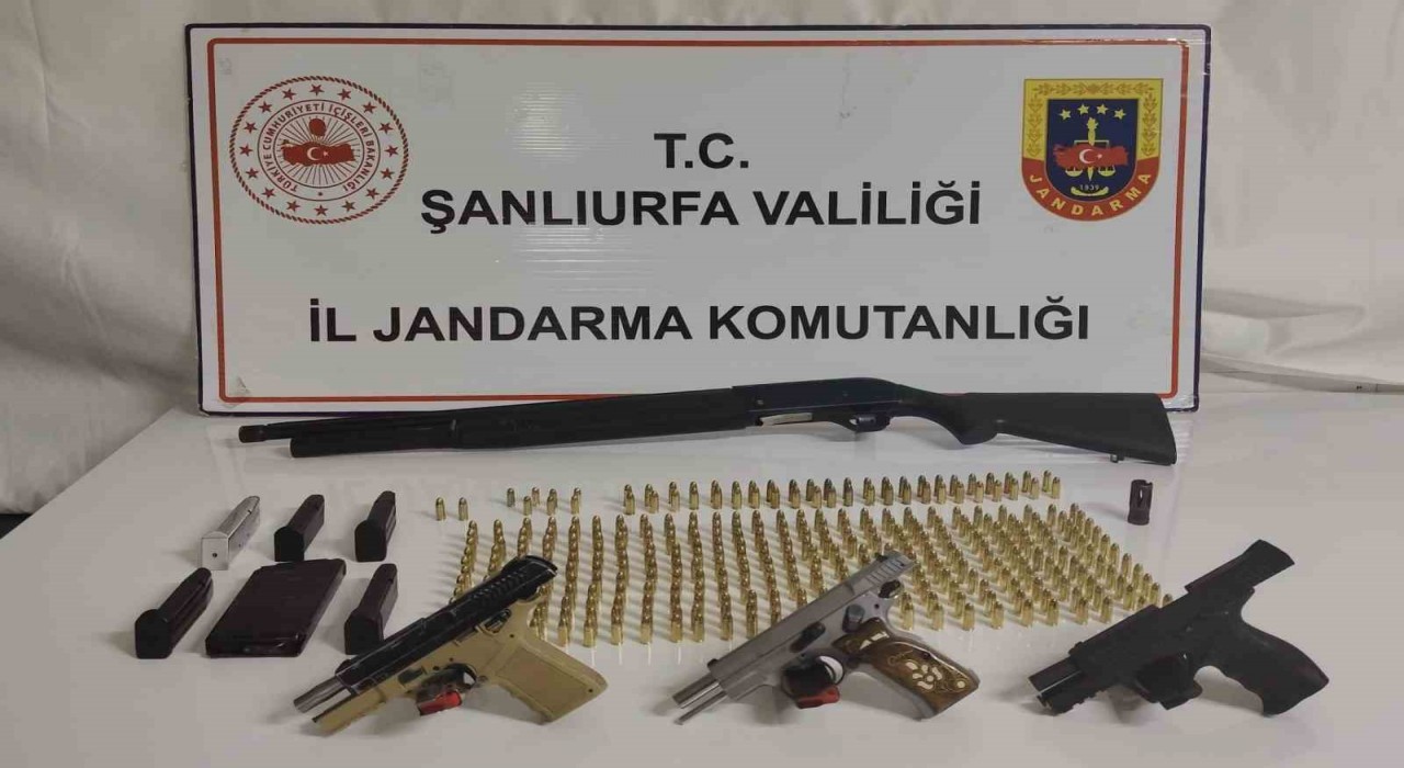 Şanlıurfada ruhsatsız silah operasyonu: 6 gözaltı