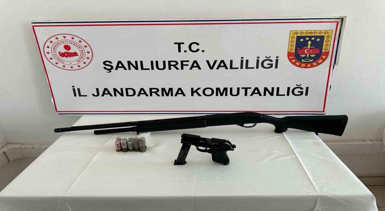 Şanlıurfada silah kaçakçılarına operasyon: 6 gözaltı