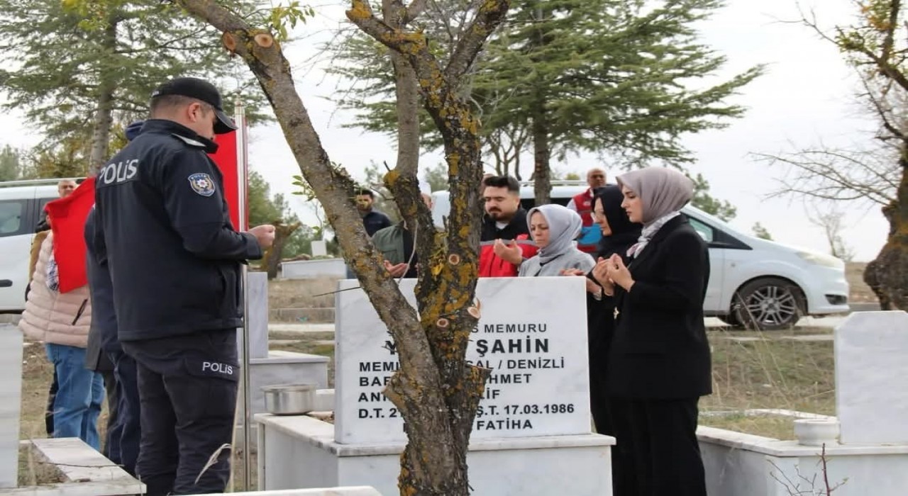 Şehit Polis Memuru Yakup Şahin şehadetinin yıl dönümünde anıldı