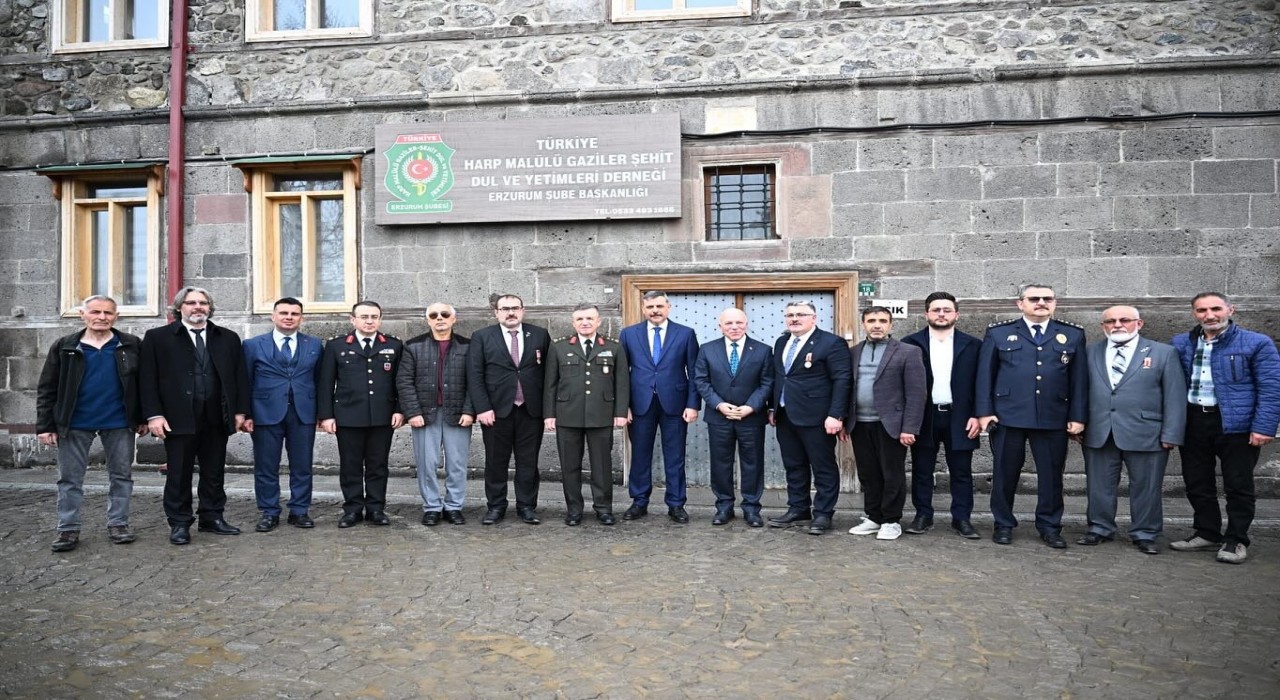 Şehit ve gazi derneklerine ziyaret
