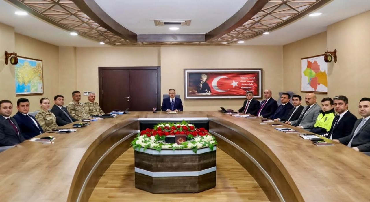 Siirtte güvenlik ve asayiş toplantısı yapıldı