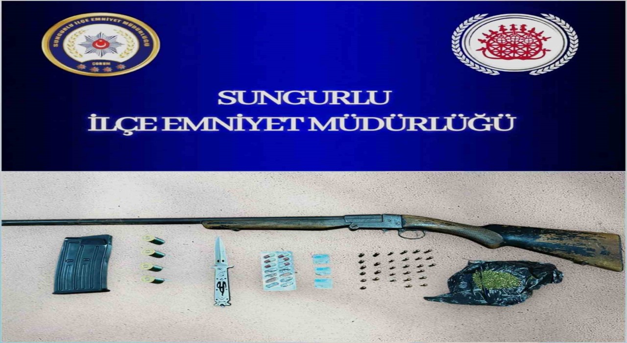 Silahlı yaralama şüphelilerinin evine operasyon: Uyuşturucu ve silah ele geçirildi