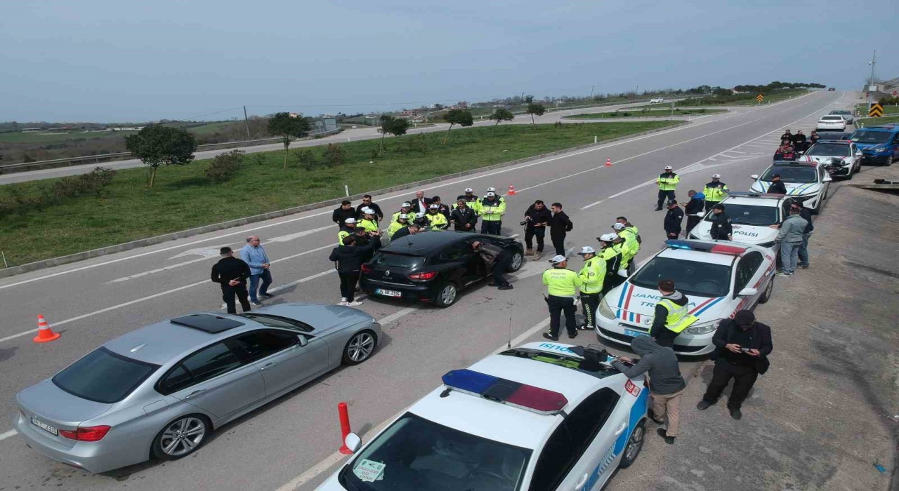 Sinopta bayram öncesi trafik denetimi