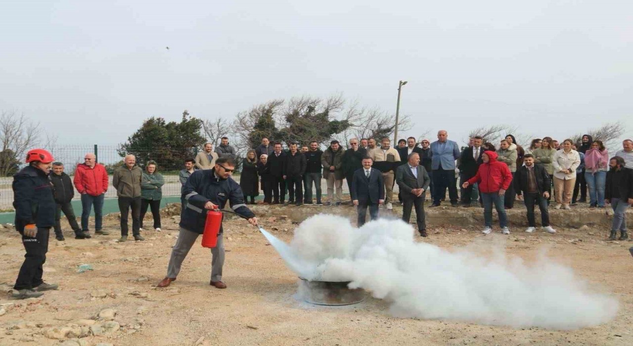 Sinopta yangın tatbikatı