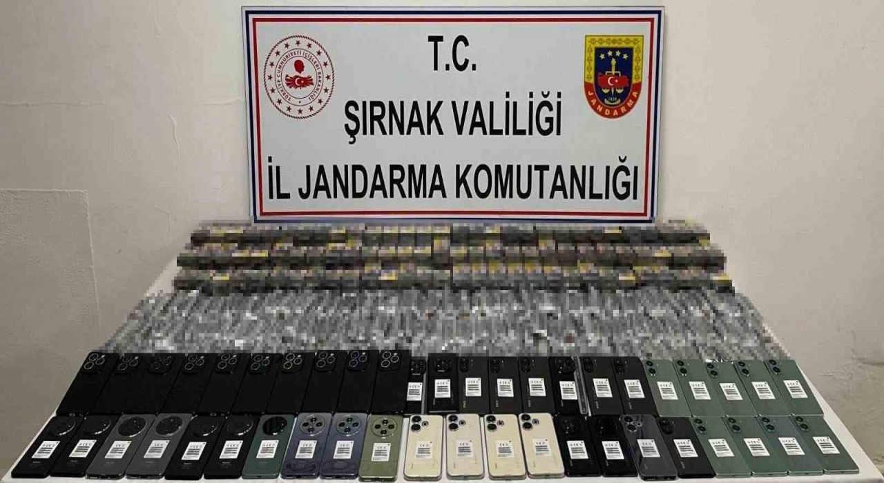 Şırnakta 3 milyon 790 bin lira değerinde gümrük kaçağı malzeme ele geçirildi