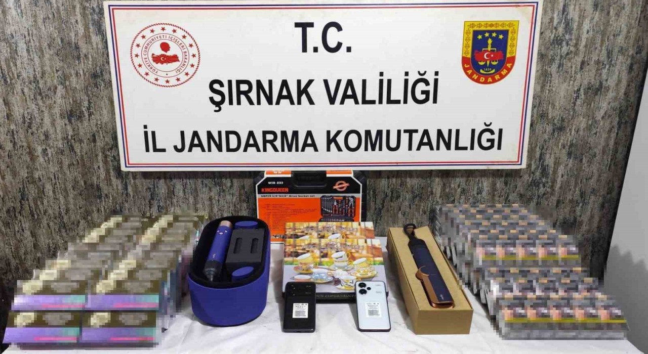 Şırnakta kaçakçılık operasyonlarında 44 kişiye işlem yapıldı
