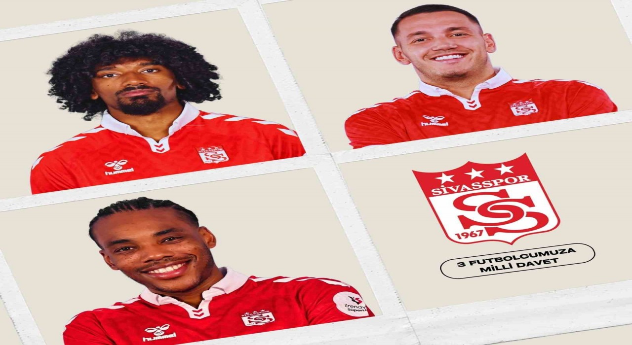 Sivassporda 3 futbolcuya milli davet