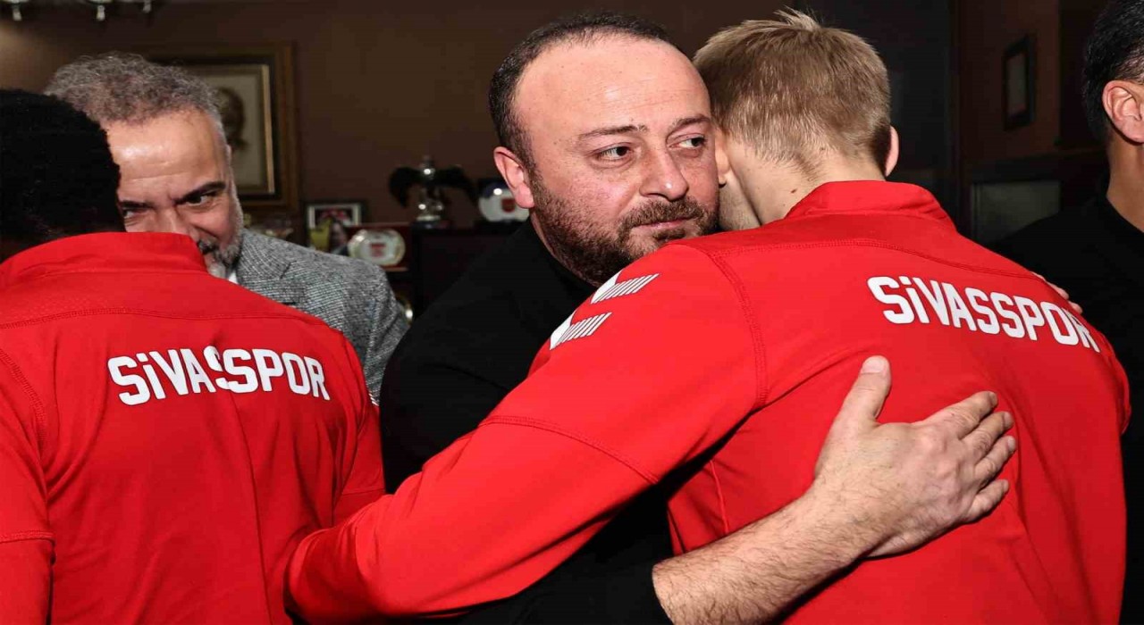 Sivassporda bayramlaşma töreni