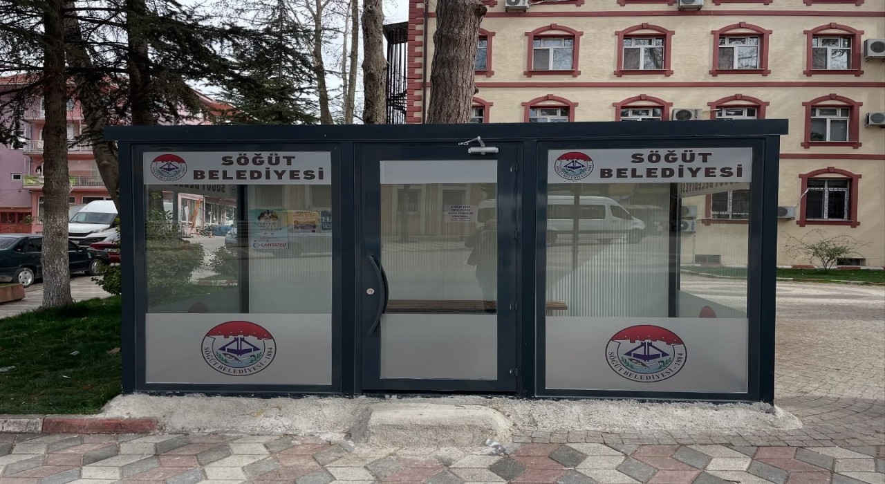 Söğütte kapalı durak hizmetleri devam ediyor