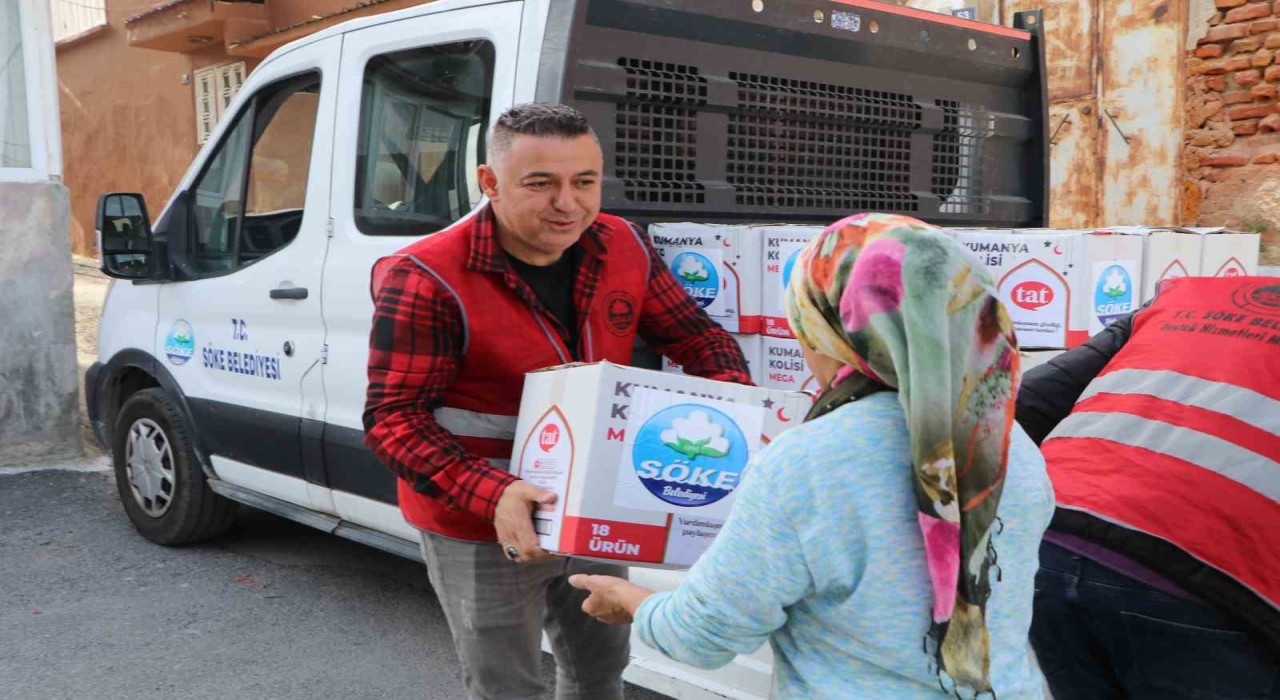 Söke Belediyesi ihtiyaç sahibi vatandaşların yanında