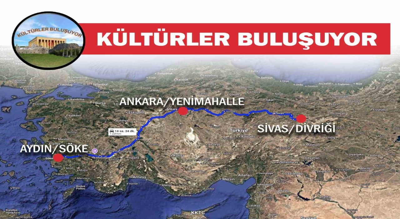 Sökenin Kültürler Buluşuyor projesi Aydın, Ankara ve Sivası bir araya getirecek