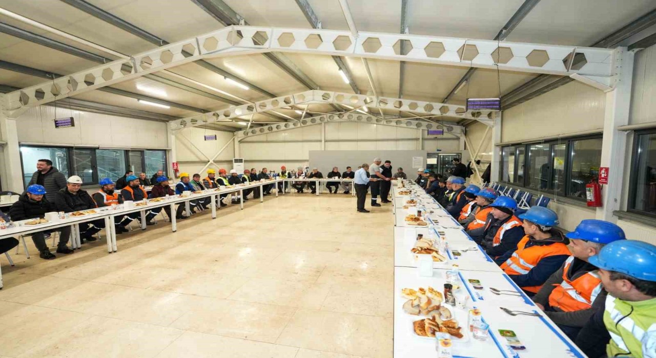 Somada maden işçileri ile ilk sahur
