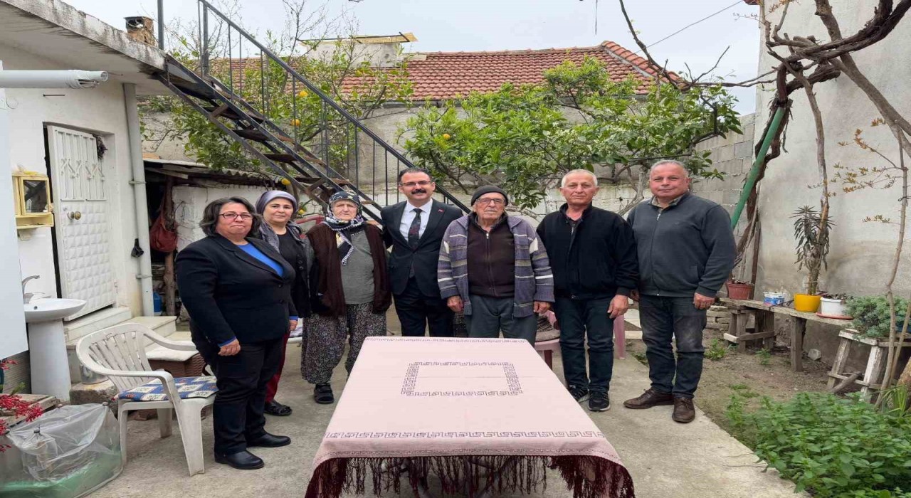 Sultanhisar Kaymakamı Ateş, Yaşlılara Saygı Haftasında ailelerle buluştu