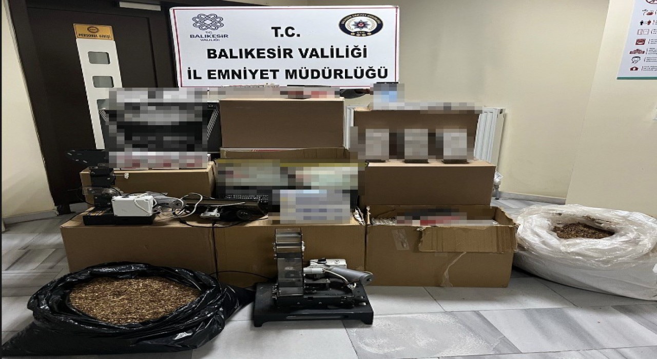 Susurlukta kaçak tütün operasyonu: 6 şüpheli hakkında işlem başlatıldı