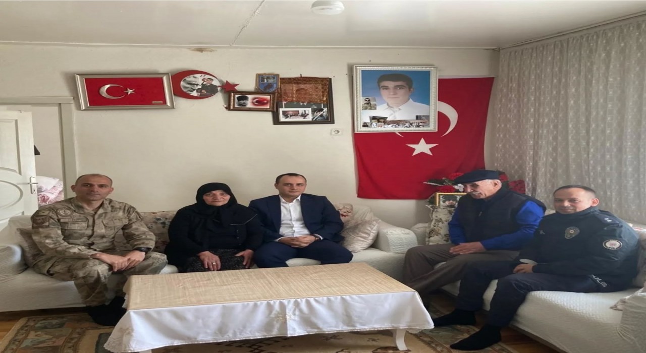 Susuzda şehit aileleri bayramda unutulmadı