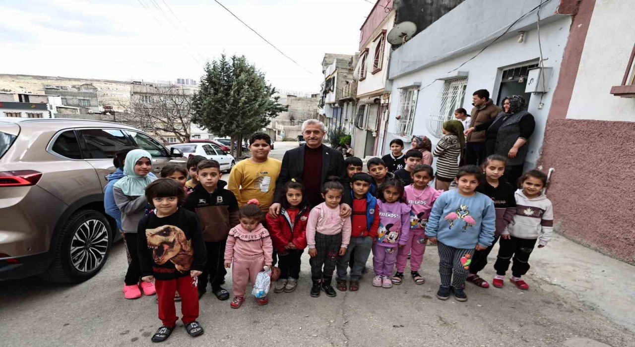 Tahmazoğlundan çat kapı ziyaret
