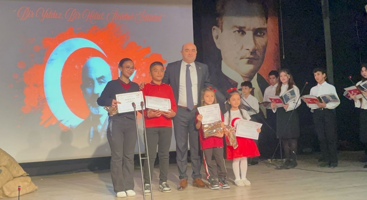 Tavşanlıda İstiklal Marşının Kabulünün 104üncü yılı kutlandı