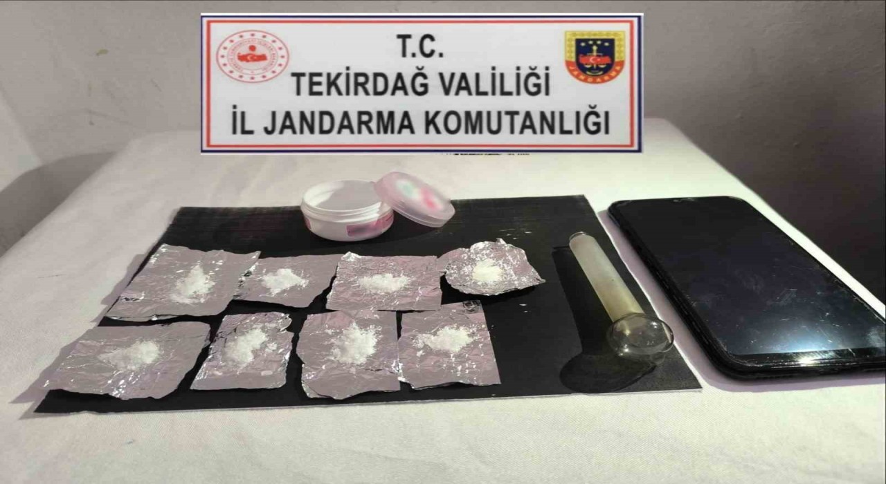 Tekirdağda jandarmadan uyuşturucu operasyonları